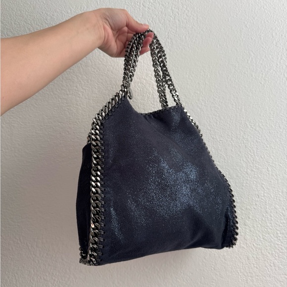 Stella McCartney Ink Navy Blue Falabella Bag - Picture 10 of 15